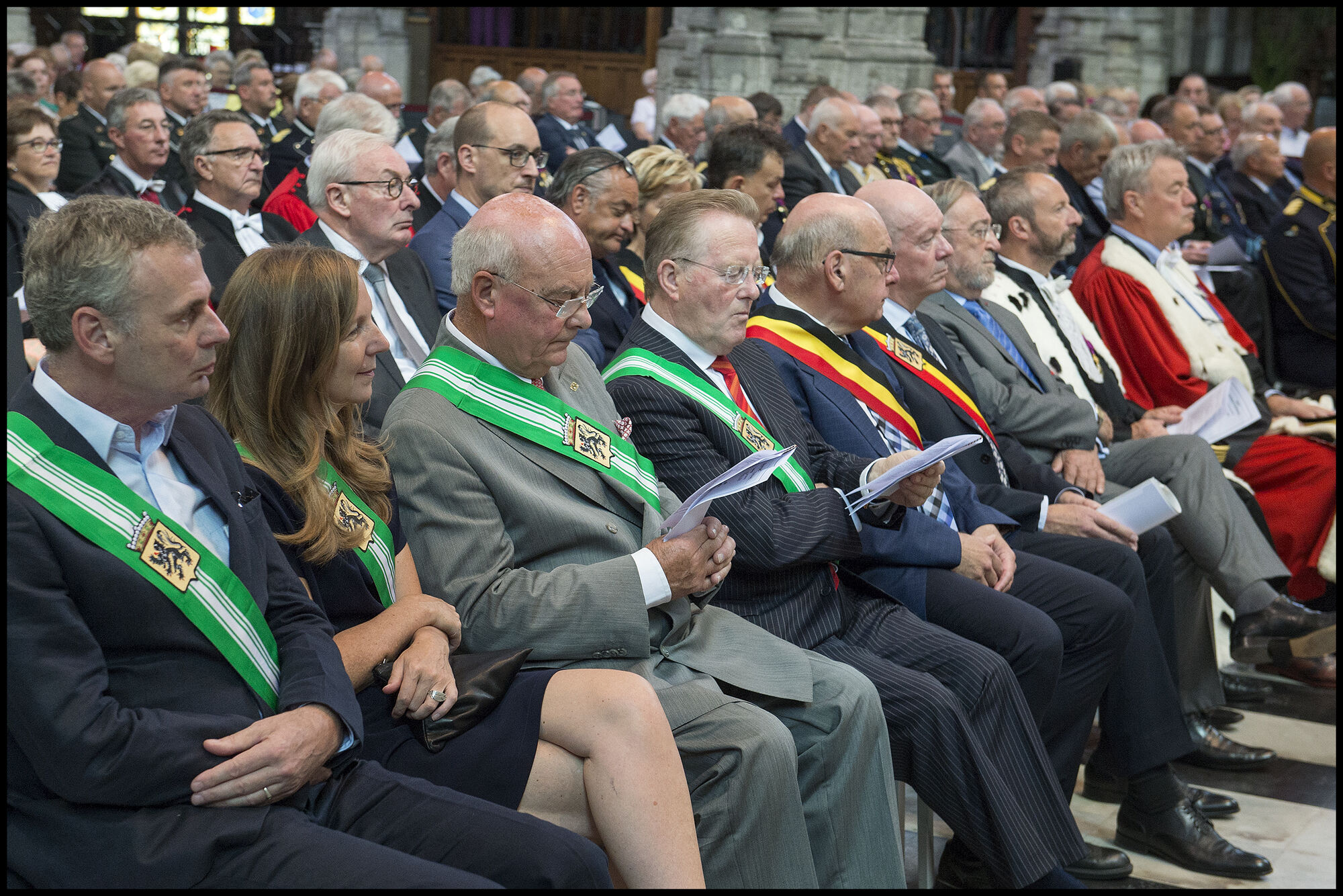Koninklijk bezoek van Prins Laurent en Prinses Claire voor nationale feestdag