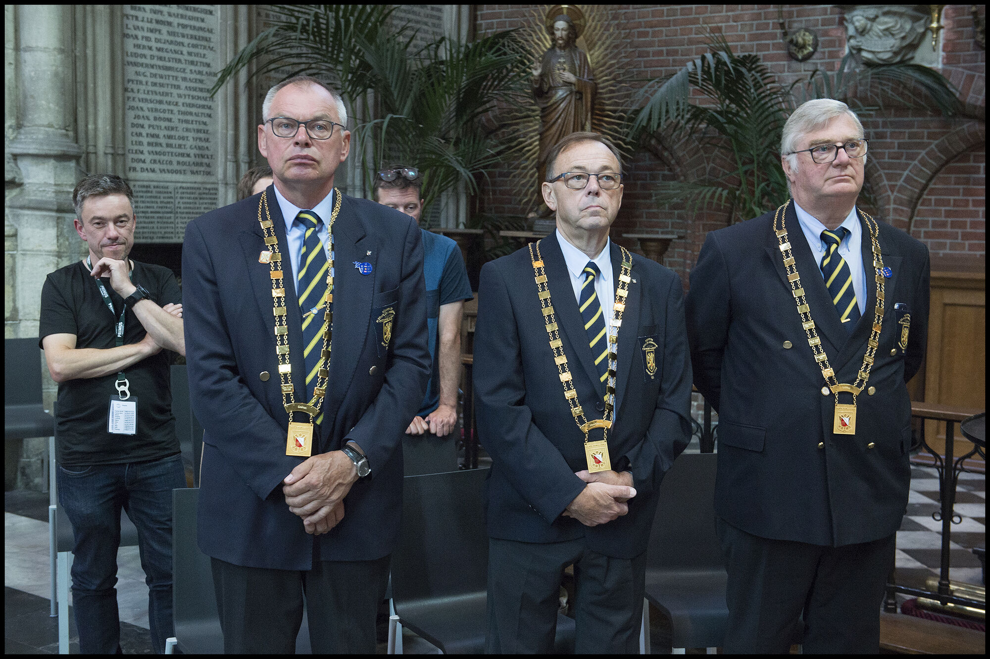 Koninklijk bezoek van Prins Laurent en Prinses Claire voor nationale feestdag