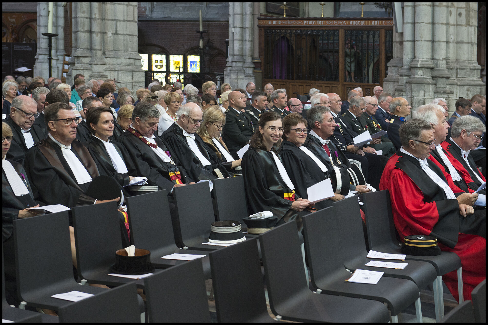 Koninklijk bezoek van Prins Laurent en Prinses Claire voor nationale feestdag