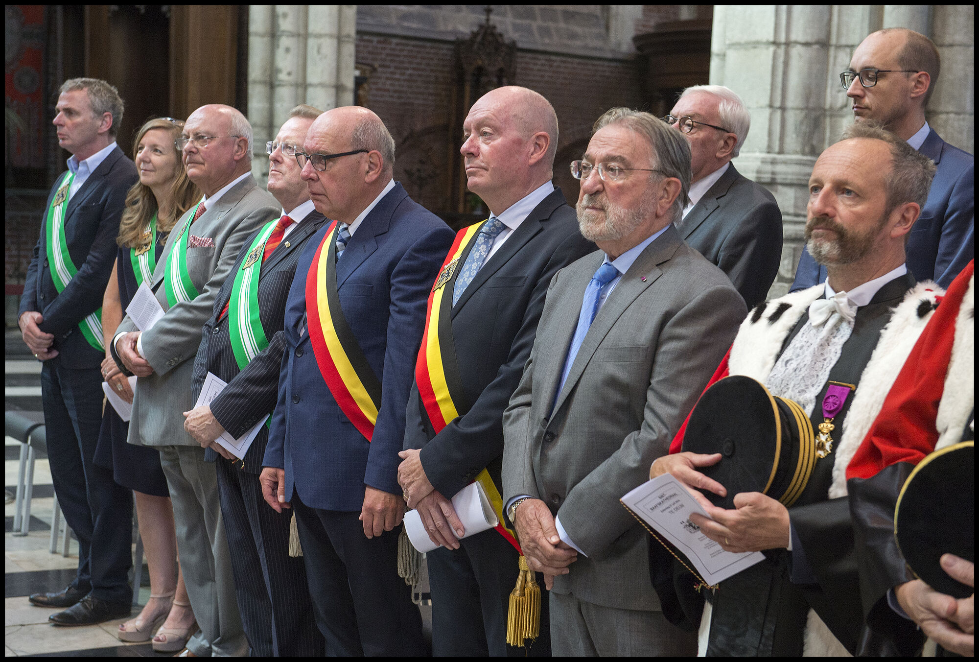 Koninklijk bezoek van Prins Laurent en Prinses Claire voor nationale feestdag